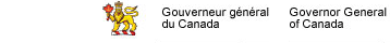 Gouverneur général du Canada / Governor General of Canada